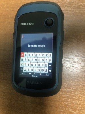 Навигатор Garmin eTrex 221x(20x) GPS, GLONASS для измерения площади